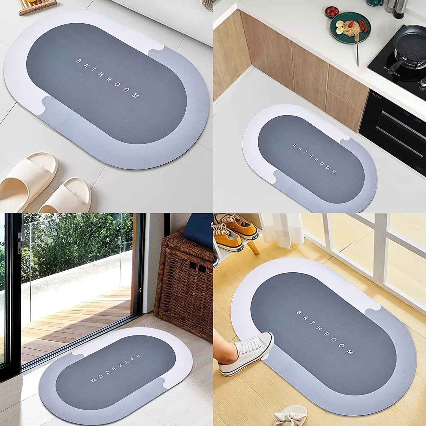 AquaGrip Deluxe Bath Mat